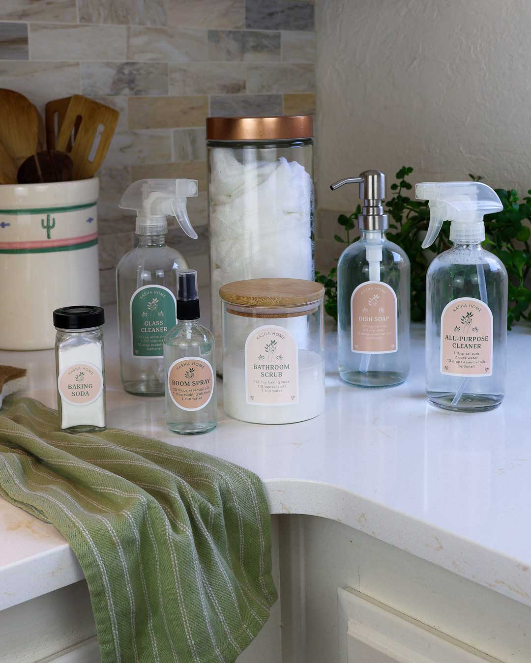 Non-Toxic Cleaning Labels and Recipes - Sal Suds
