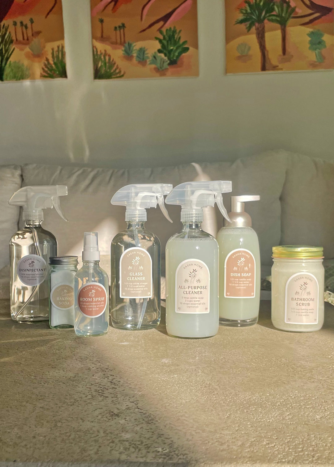 Non-Toxic Cleaning Labels and Recipes - Castile Soap